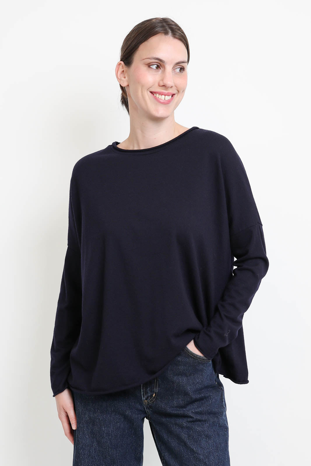 Labo.Art, Pullover Maglia Carla in Atlantic