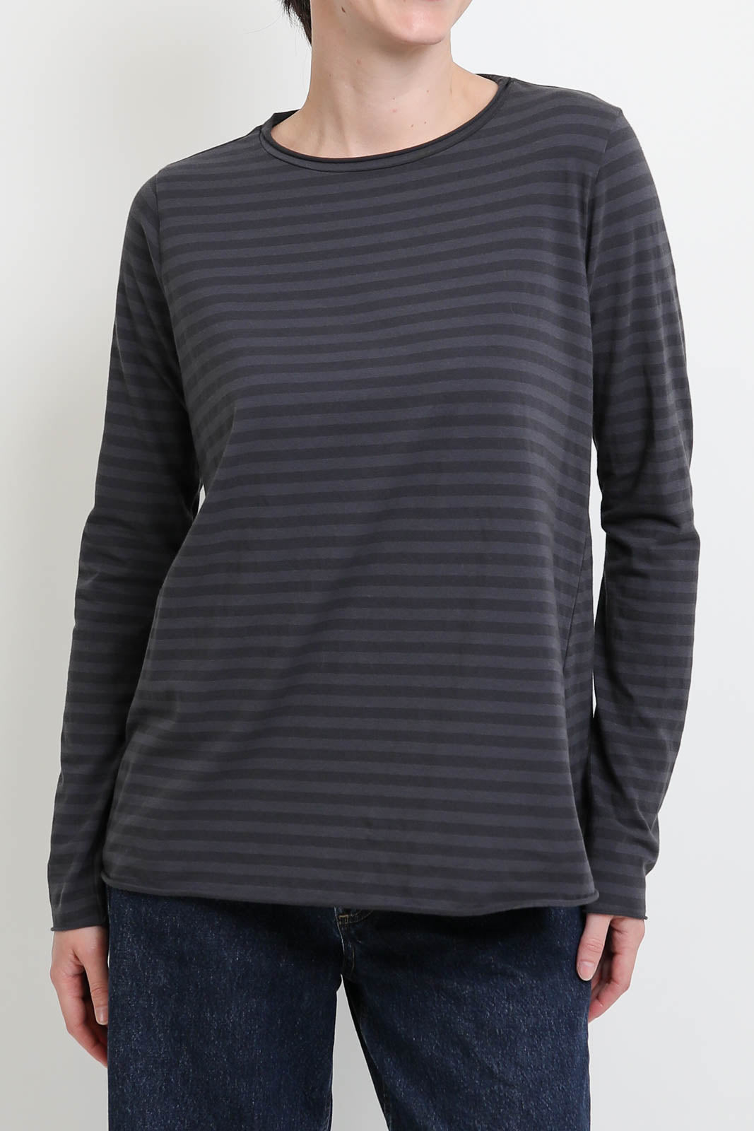 Labo.Art, Langarm-Shit Maglia Jeppe in Grafite