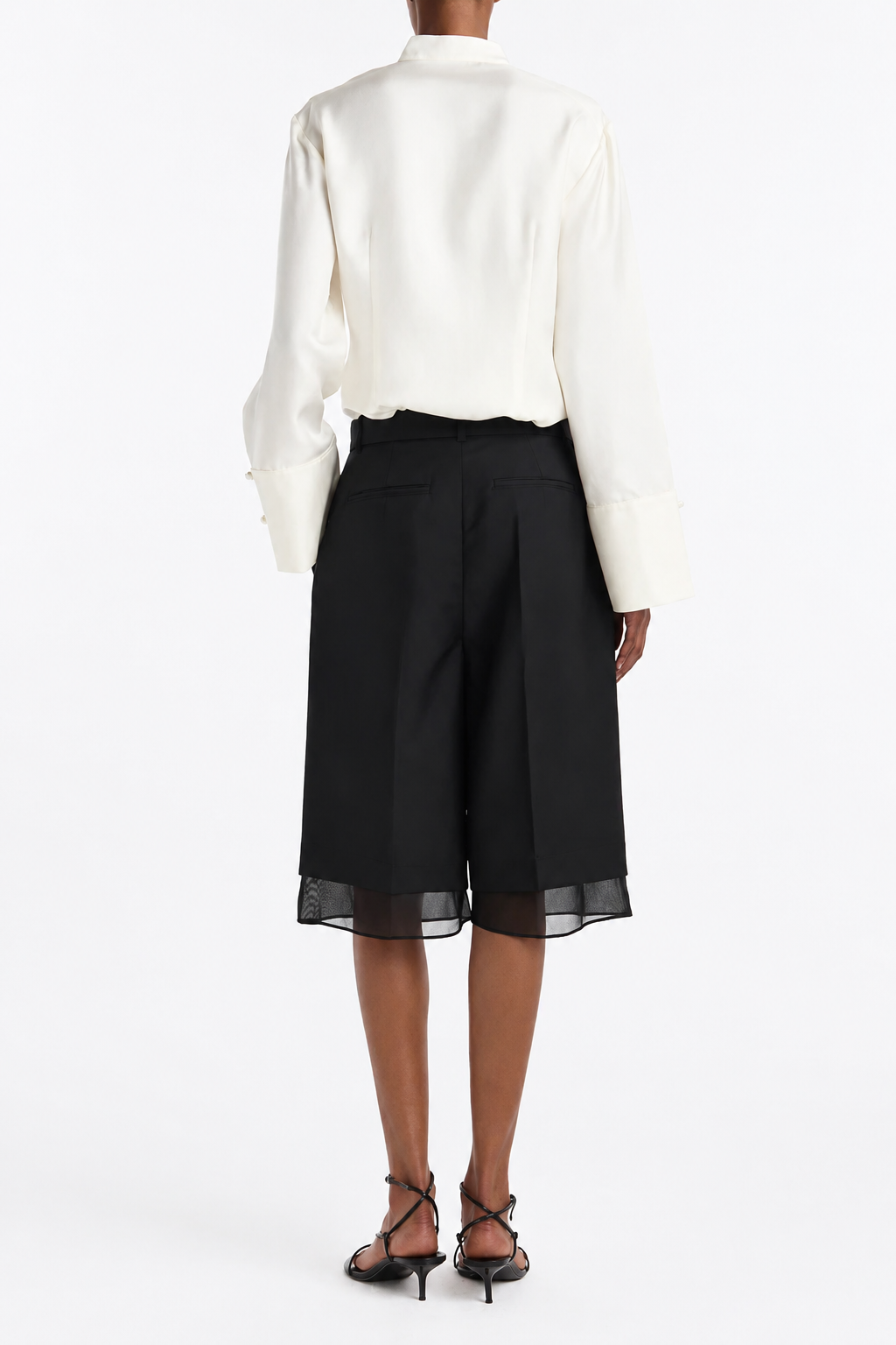 Rohe, Shorts Organza  in Schwarz