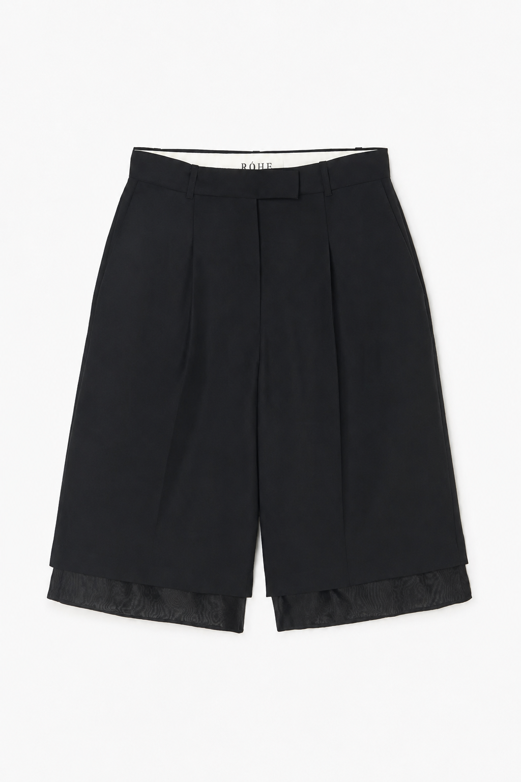 Rohe, Shorts Organza  in Schwarz
