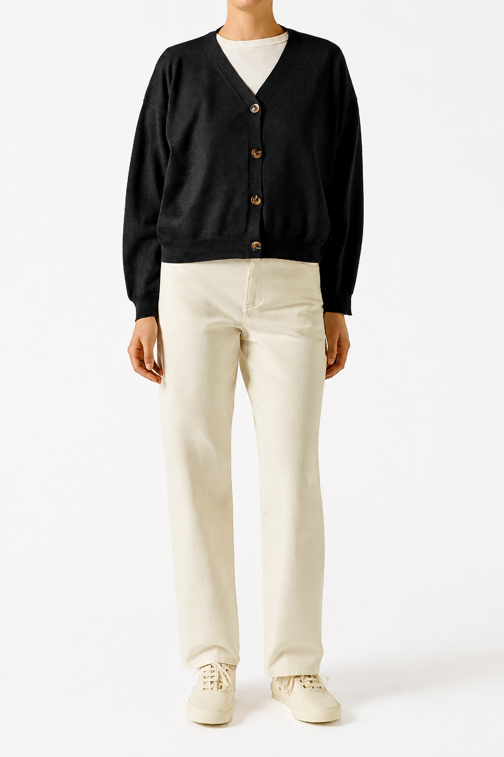 Soeur, Cardigan Idem in Noir