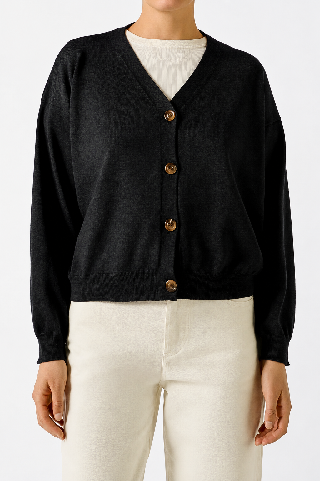 Soeur, Cardigan Idem in Noir