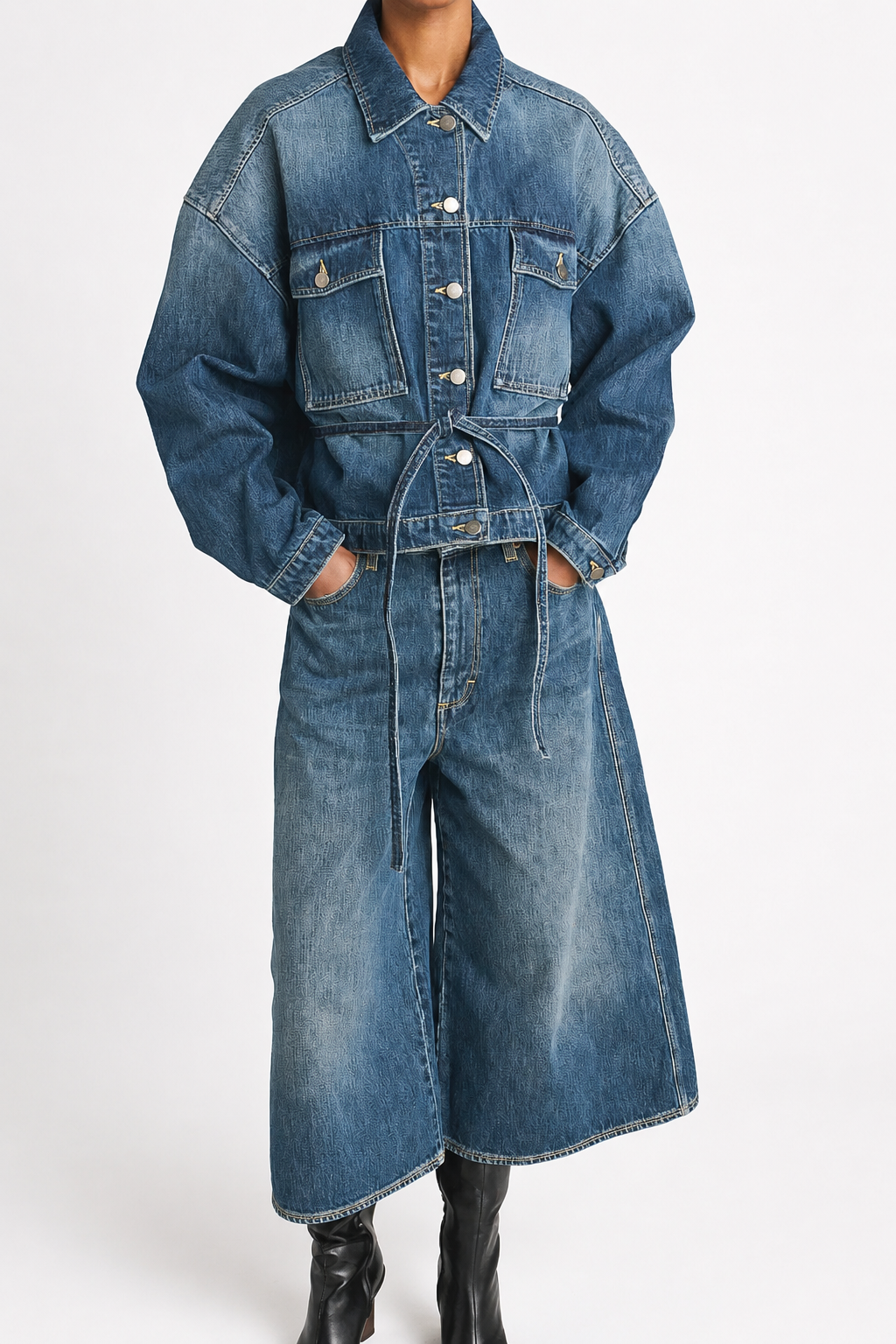 Soeur, Jacke Lys in Denim Bleu Delave