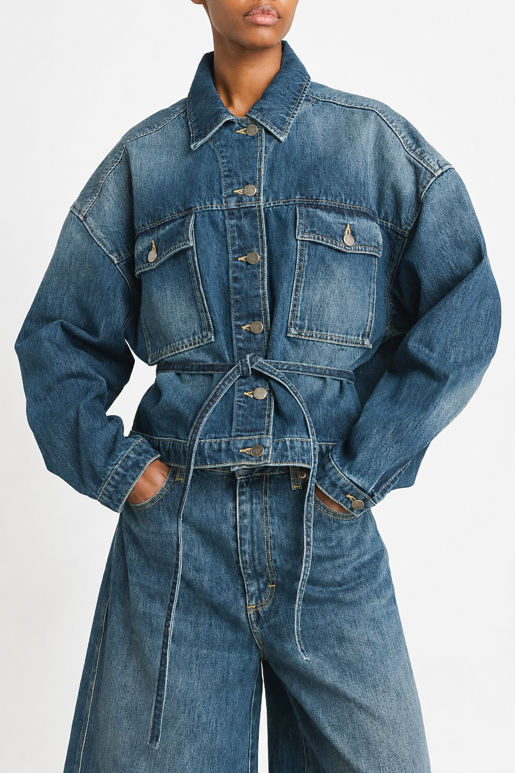 Soeur, Jacke Lys in Denim Bleu Delave