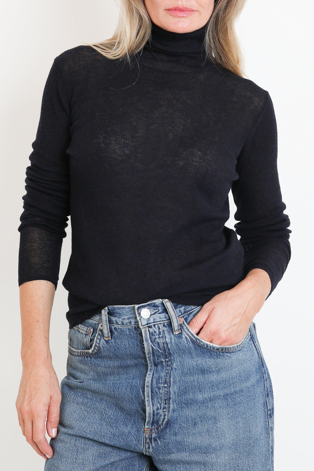 CTPlage, Pullover High Neck in Schwarz