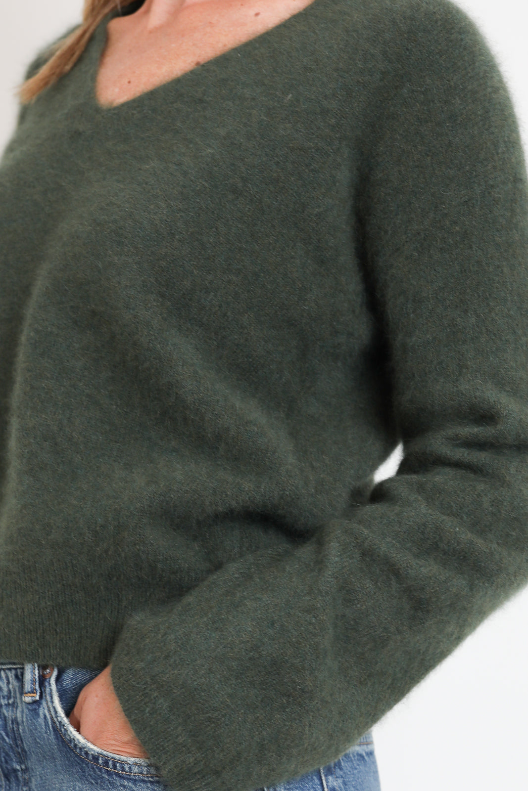CTPlage, Pullover aus Wolle in Khaki