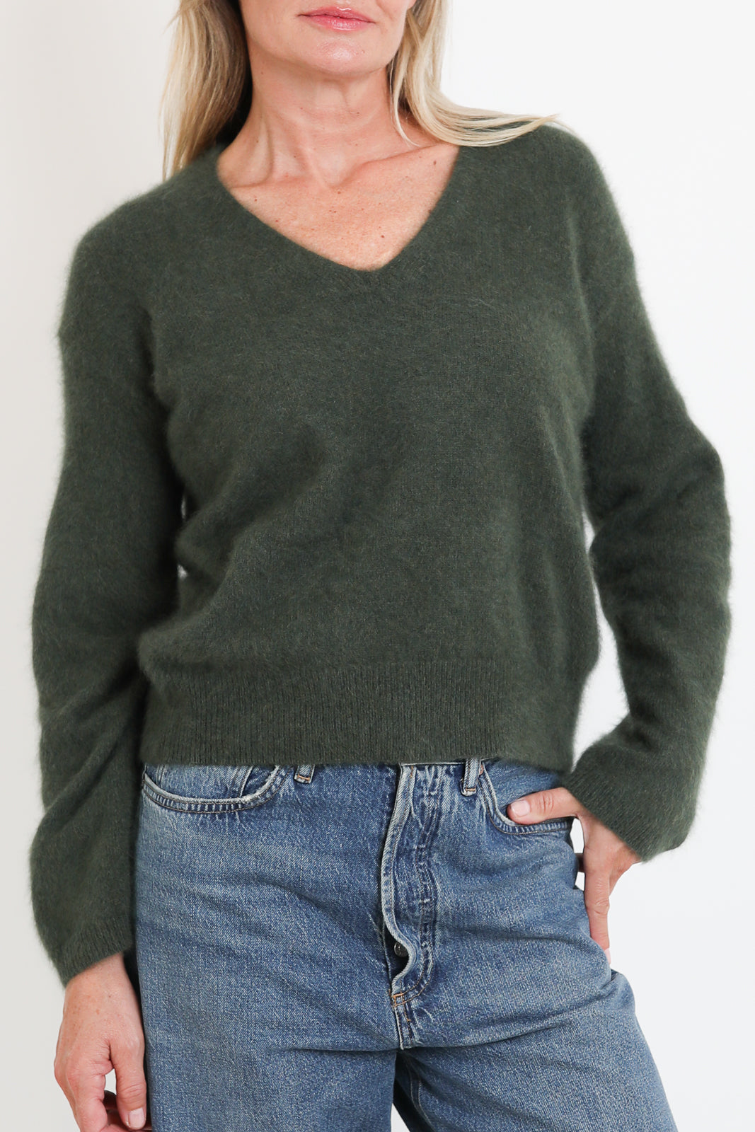 CTPlage, Pullover aus Wolle in Khaki