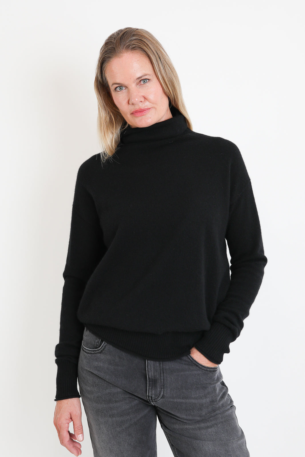 CTPlage, Pullover aus Kaschmir in Schwarz