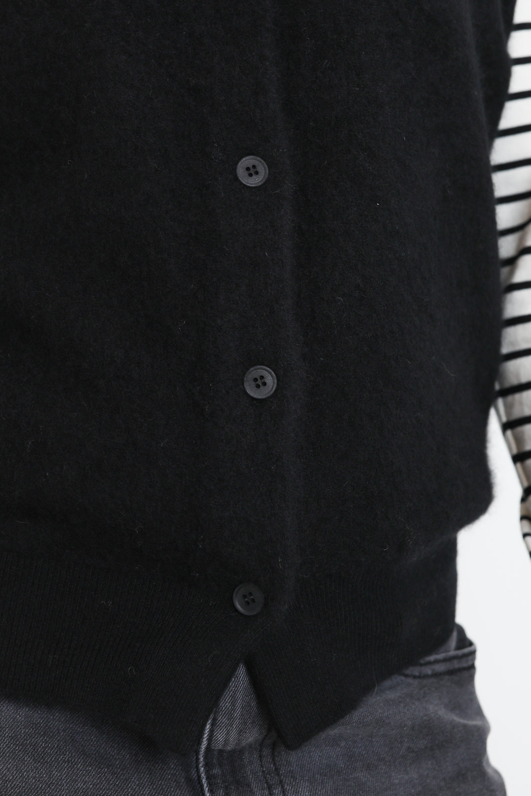 CTPlage, Gilet aus Wolle in Schwarz