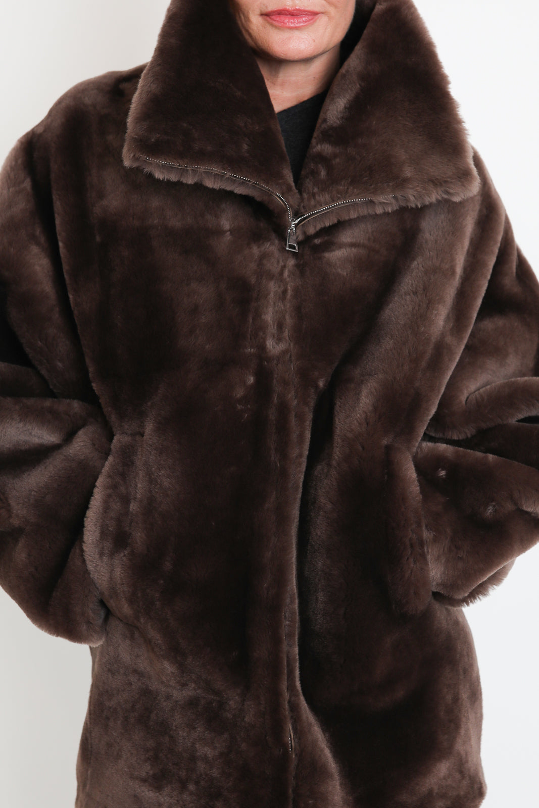 23 out of rules, Jacke Straight Merino in Quercia