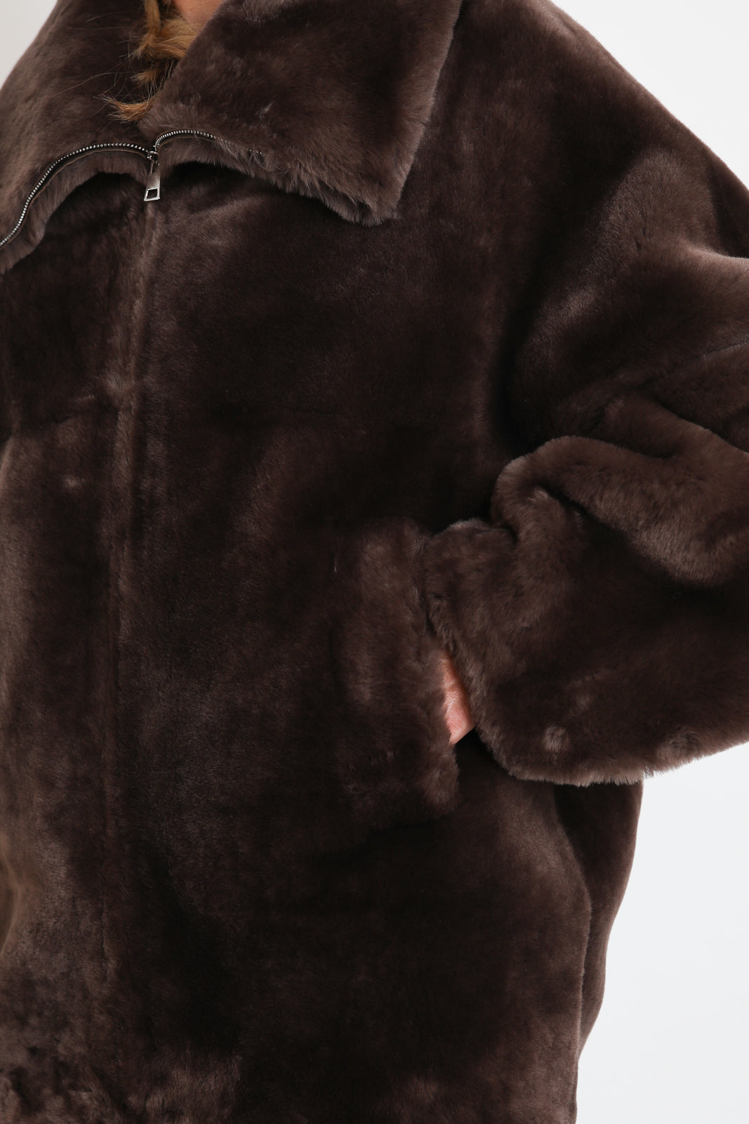 23 out of rules, Jacke Straight Merino in Quercia