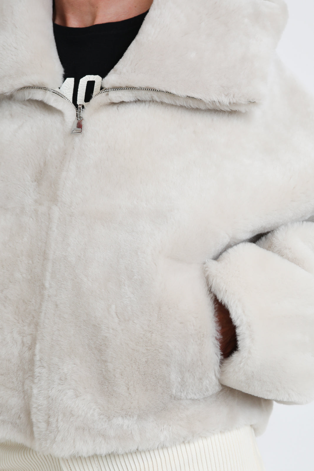 23 out of rules, Jacke Straight Merino Burro