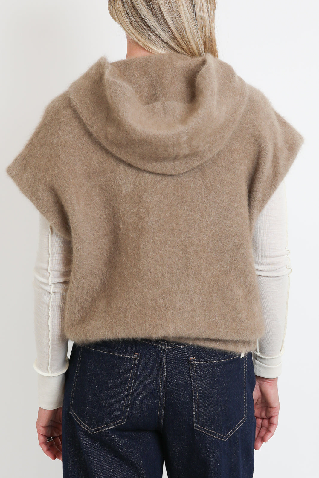 CTPlage, Gilet mit Kapuze in Camel