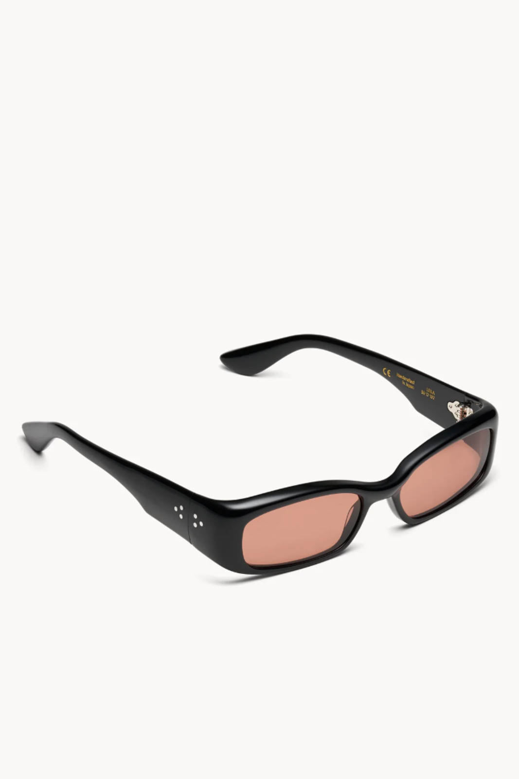 Port Tanger, Sonnenbrille Leila in Black/Amber Lens