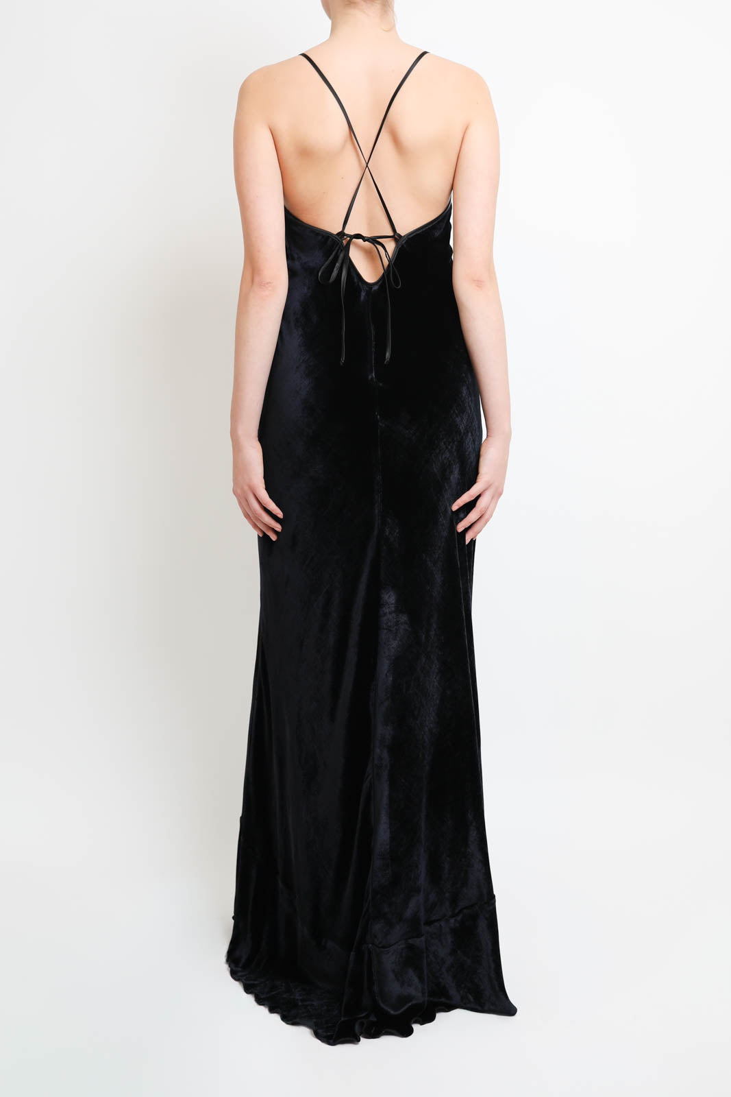 Forte-Forte, Kleid Sogni Velvet in Notte