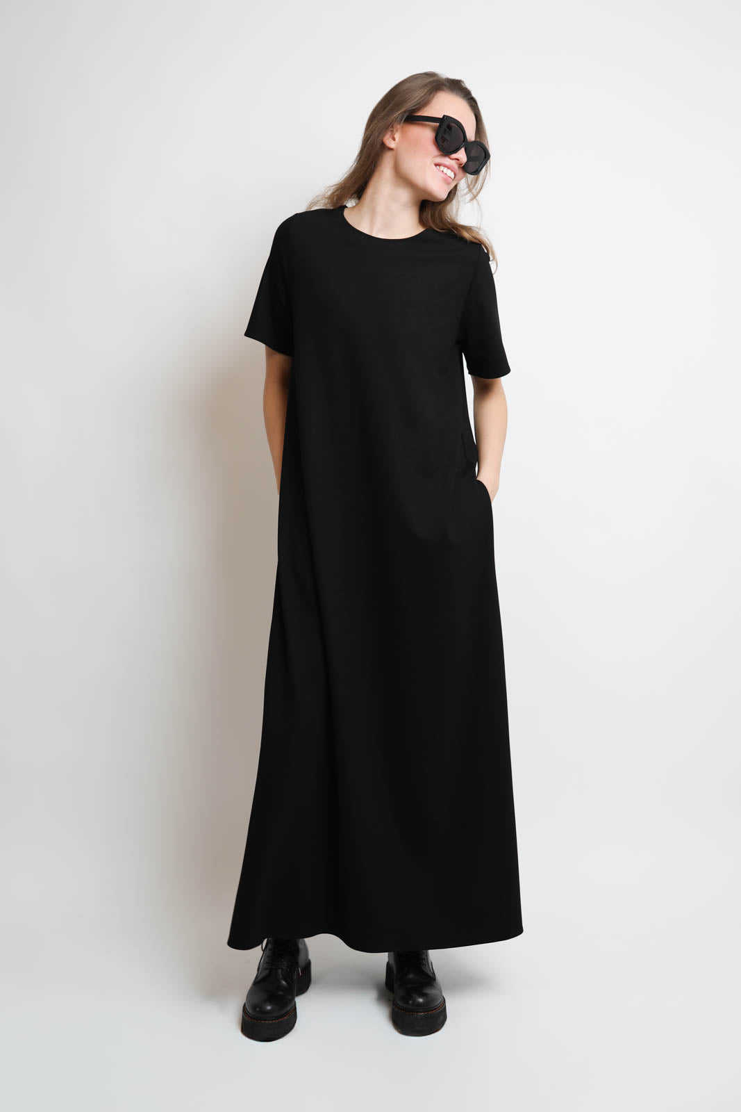 Kleid Toujours in Noir