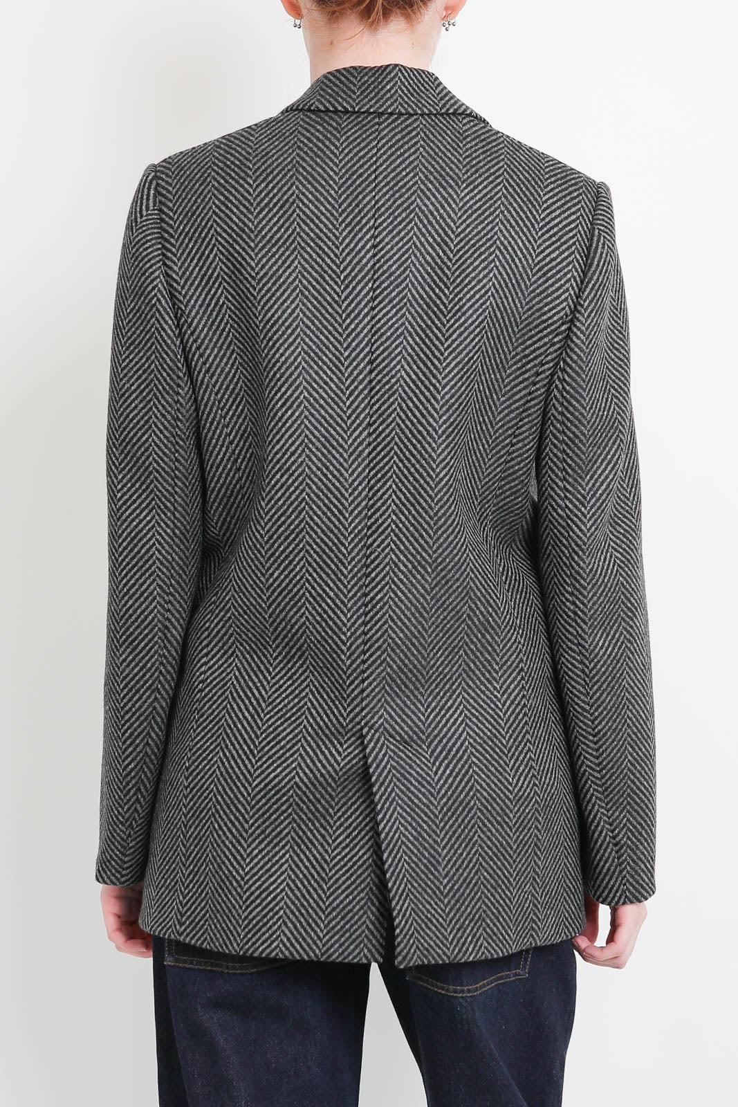 Forte-Forte, Blazer Chevron Wool in Antracite