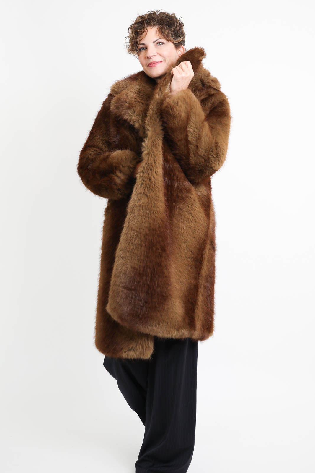 Apparis, Mantel Steffi in Mink