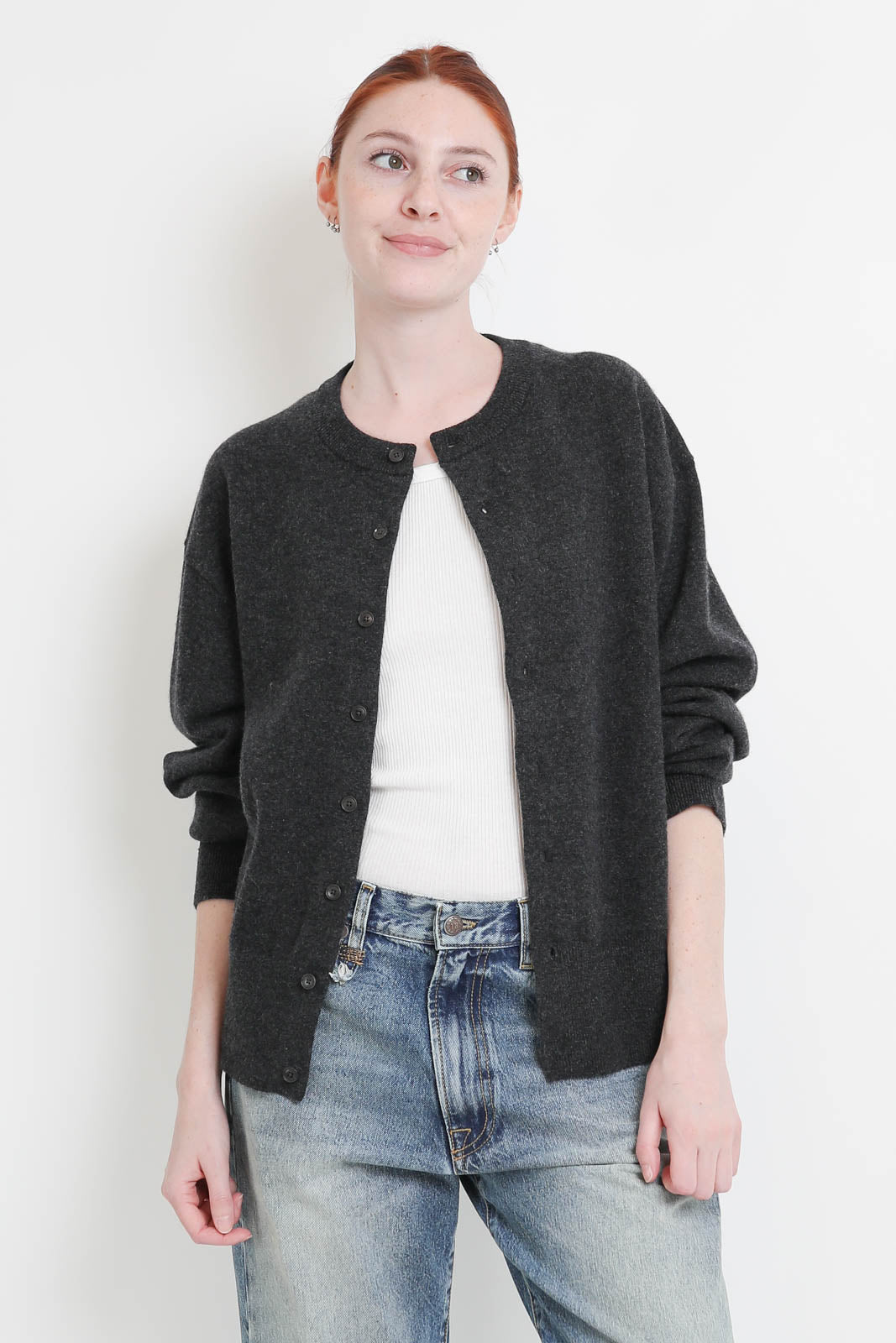 Extreme Cashmere, Cardigan Luce in Shadow