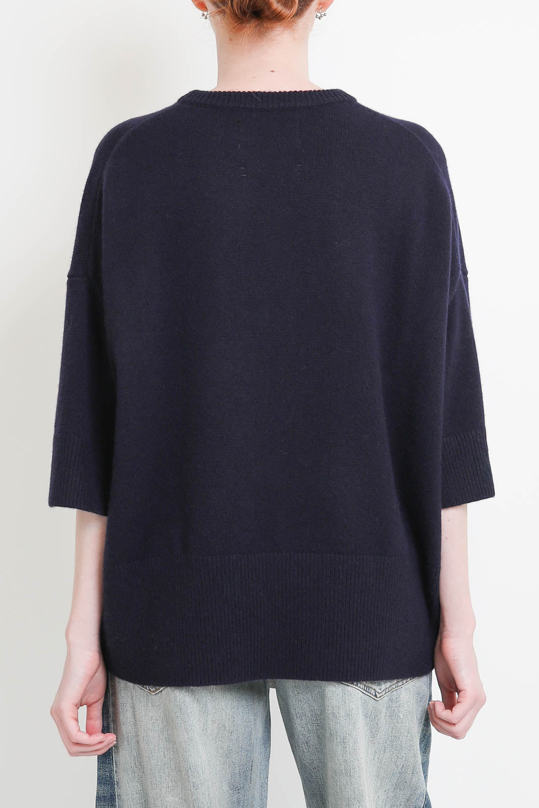 Extreme Cashmere, Pullover Sassie in Navy