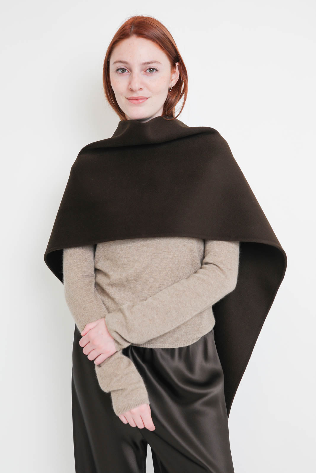 Almada, Schal Micha in Chocolate