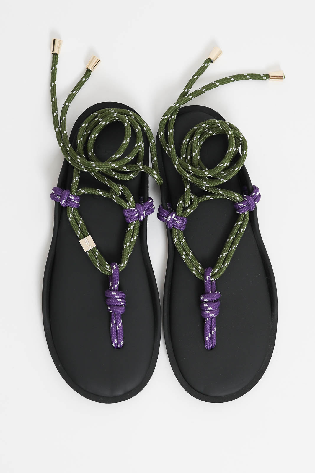 Flòwze, Sandalen Flò Twin in Grün/Violett