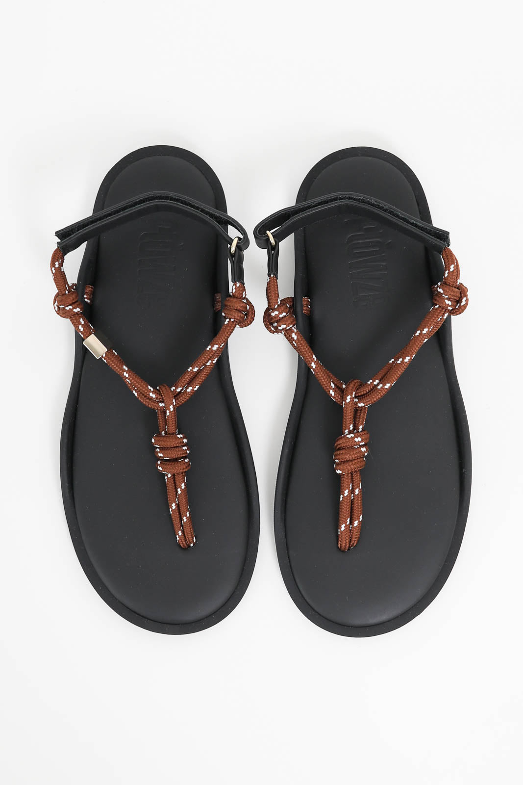 Flòwze, sandales Flò en marron