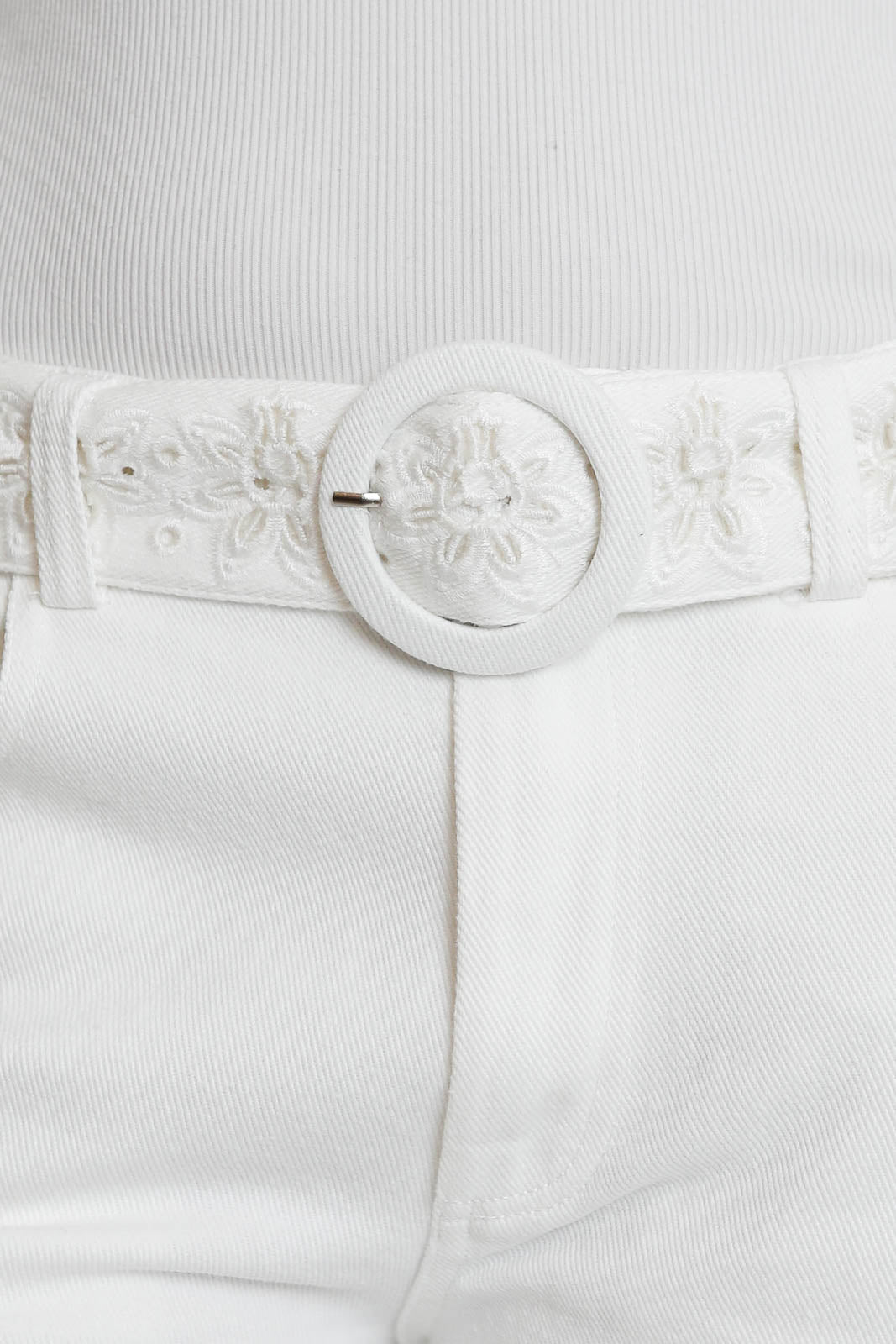 Farm Rio, Hose Boho Beauty Richielieu in Off White