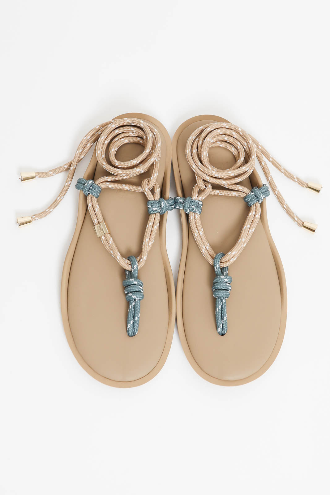 Flòwze, Sandalen Flò Twin in Argilla/Teal