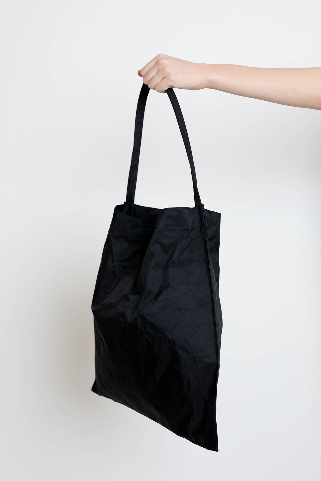 Tasche Nylon Flat in Nero