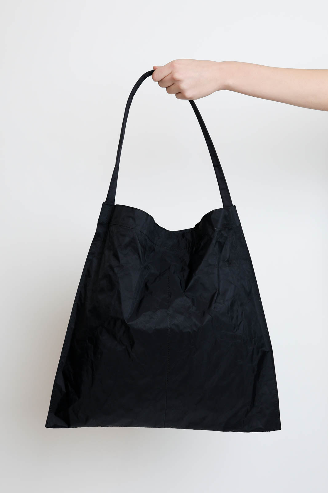 Tasche Nylon Flat in Nero