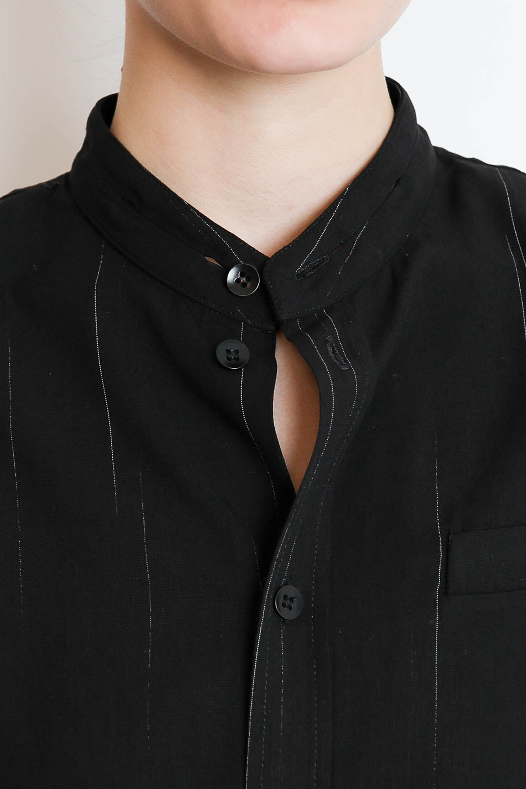 Bluse Suiting Detatched in Black Multi