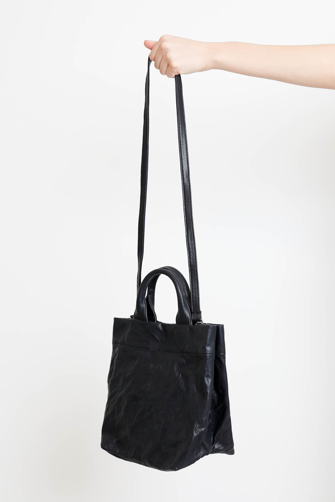 Tasche Eco Nappa Dado in Blu