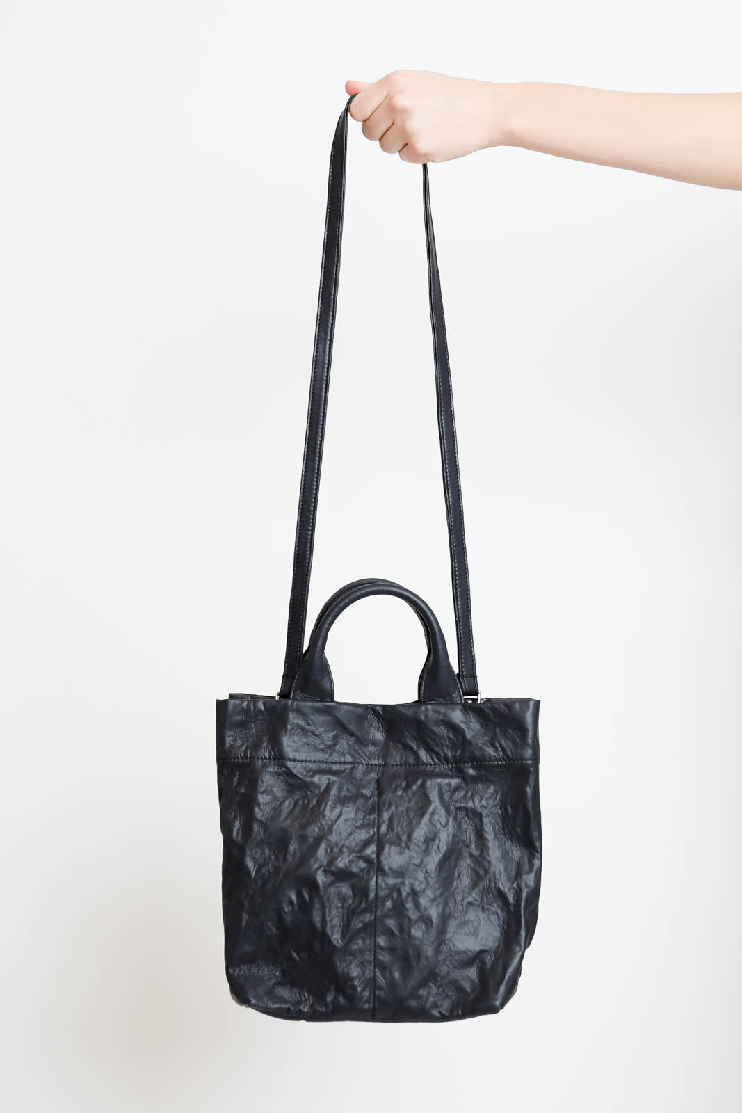 Tasche Eco Nappa Dado in Blu