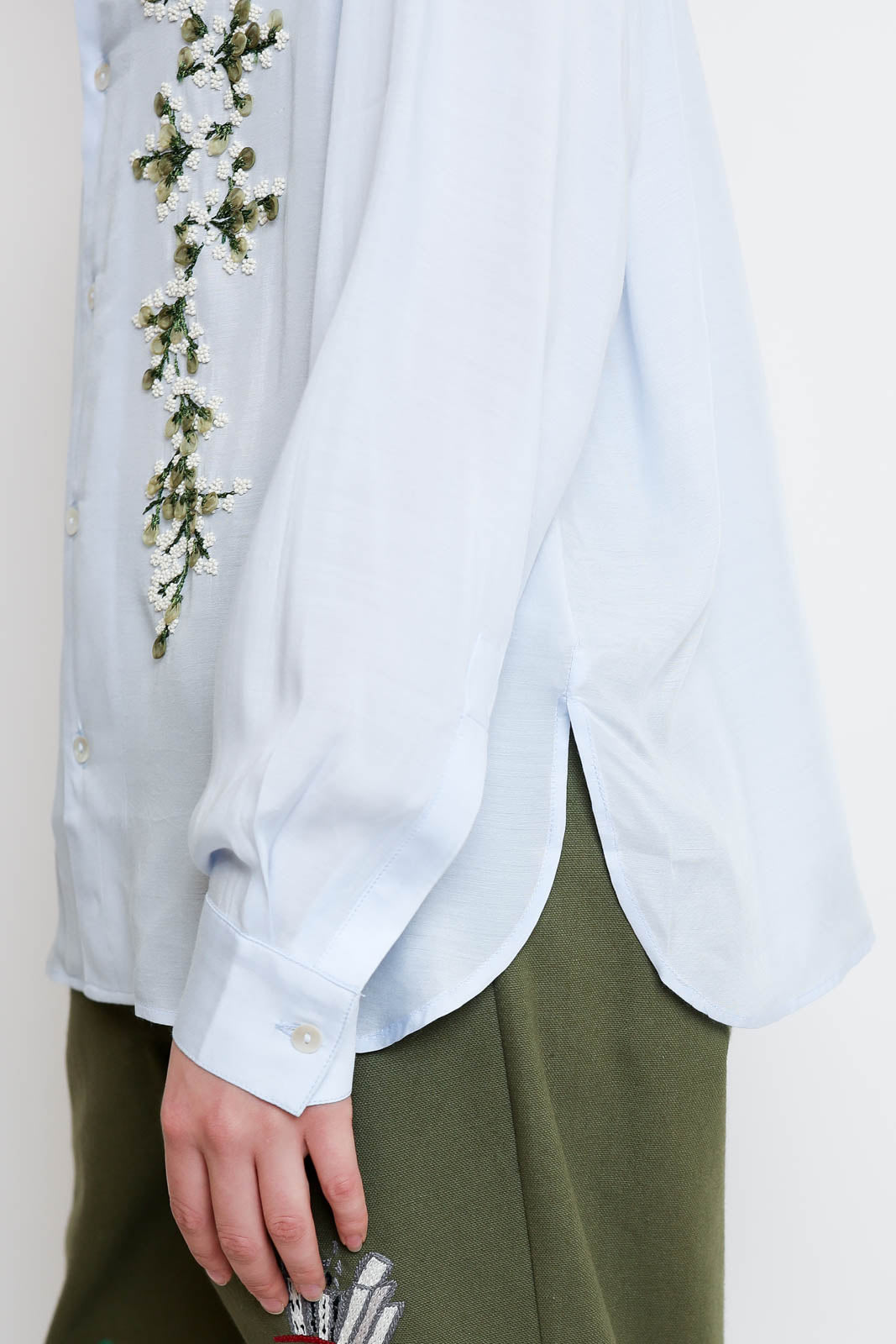 Baziszt, Bluse Tinees in Light Blue