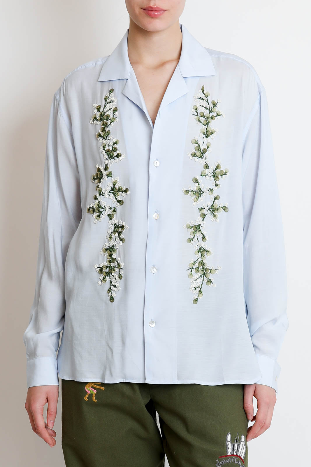 Baziszt, Bluse Tinees in Light Blue