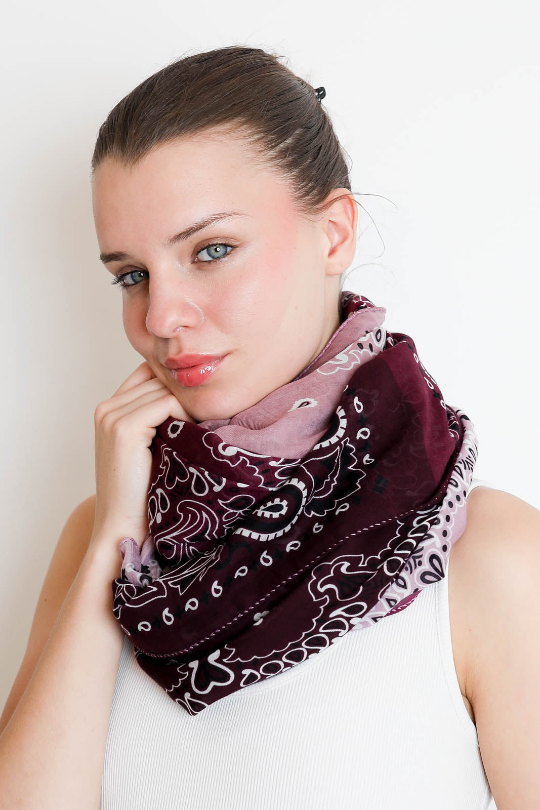 Destin, Schal Cot Pareo in Purple