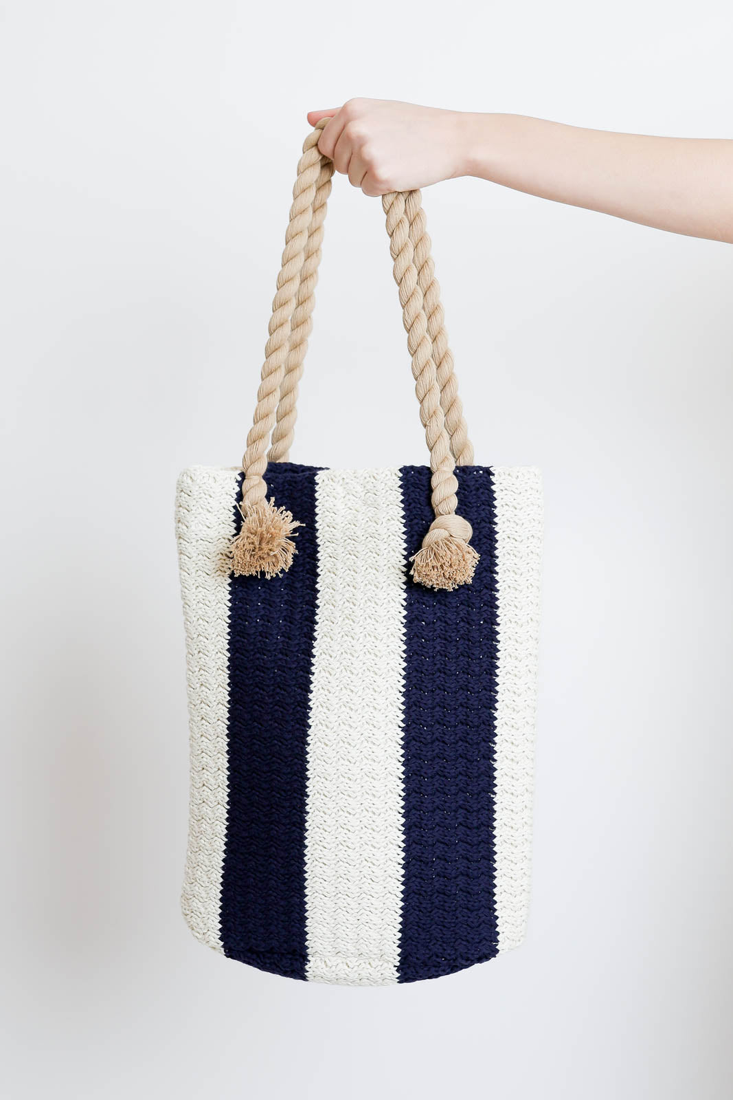 Atomo Factory, Bag in White/Blue/Beige