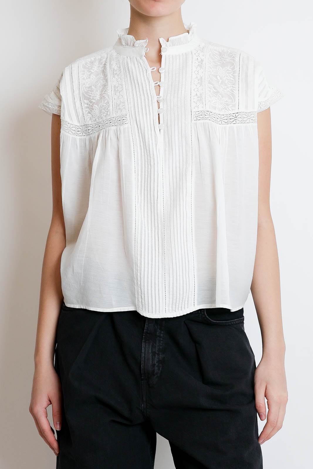 Vanessa Bruno, Bluse Ganu in Weiss