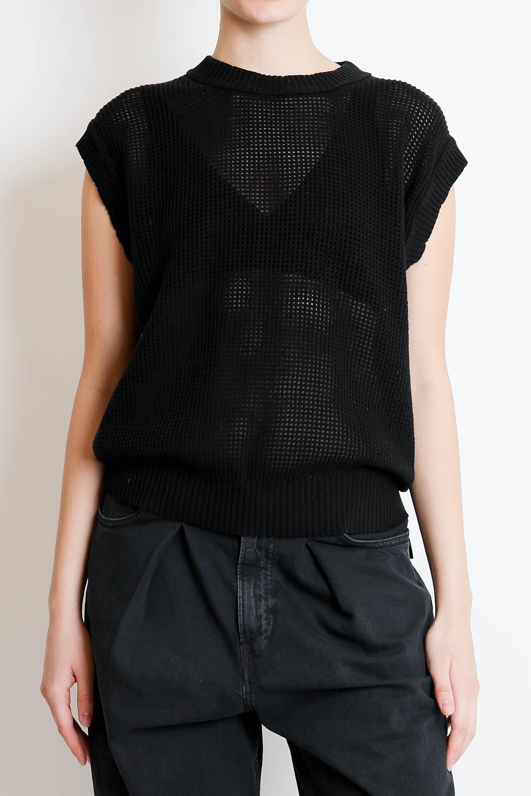 Atomo Factory, Veste aus Baumwolle in Schwarz