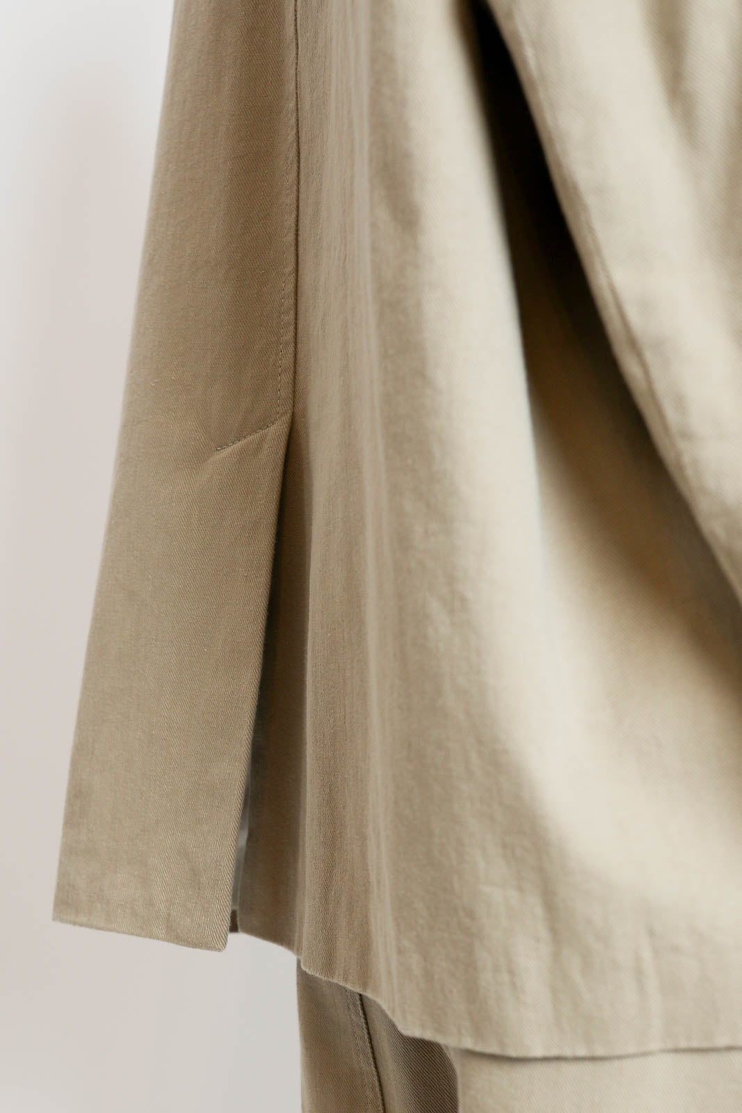 Zenggi, Blazer Cotton Twillloose in Khaki