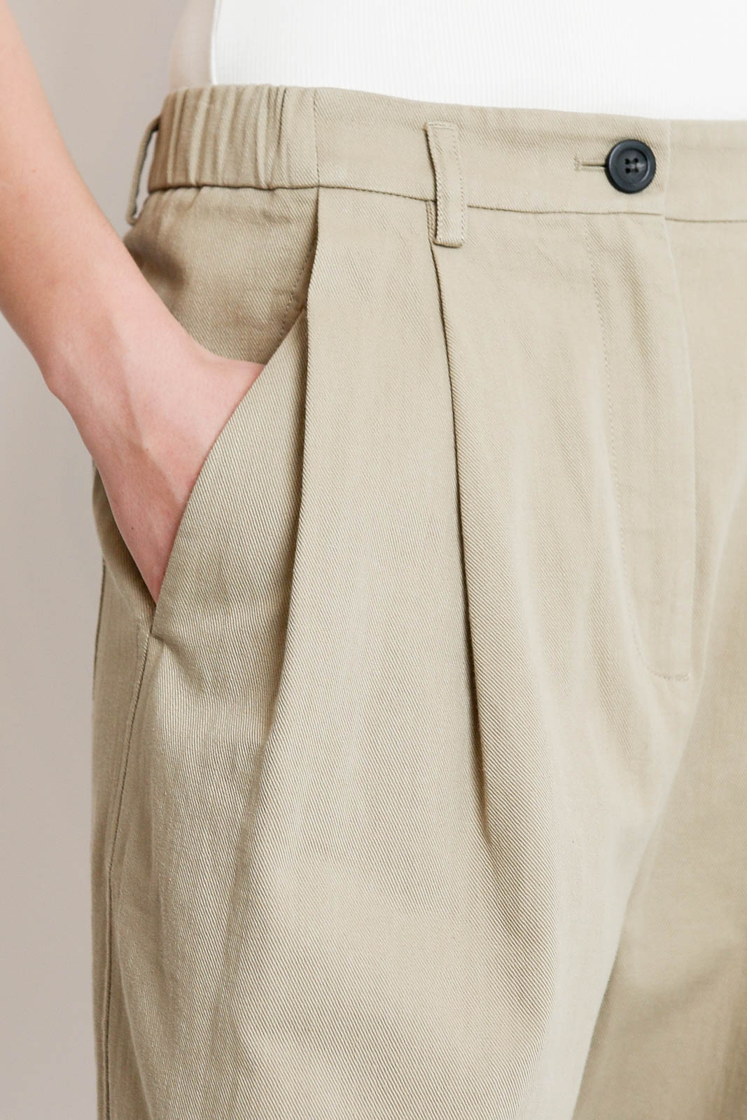 Zenggi, Hose Cotton Twill Jill in Khaki