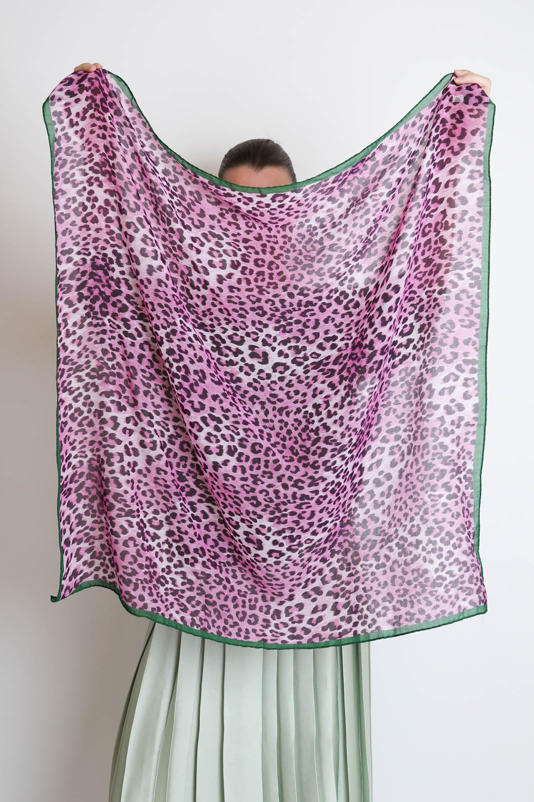 Destin, Schal Cot Carre in Acid