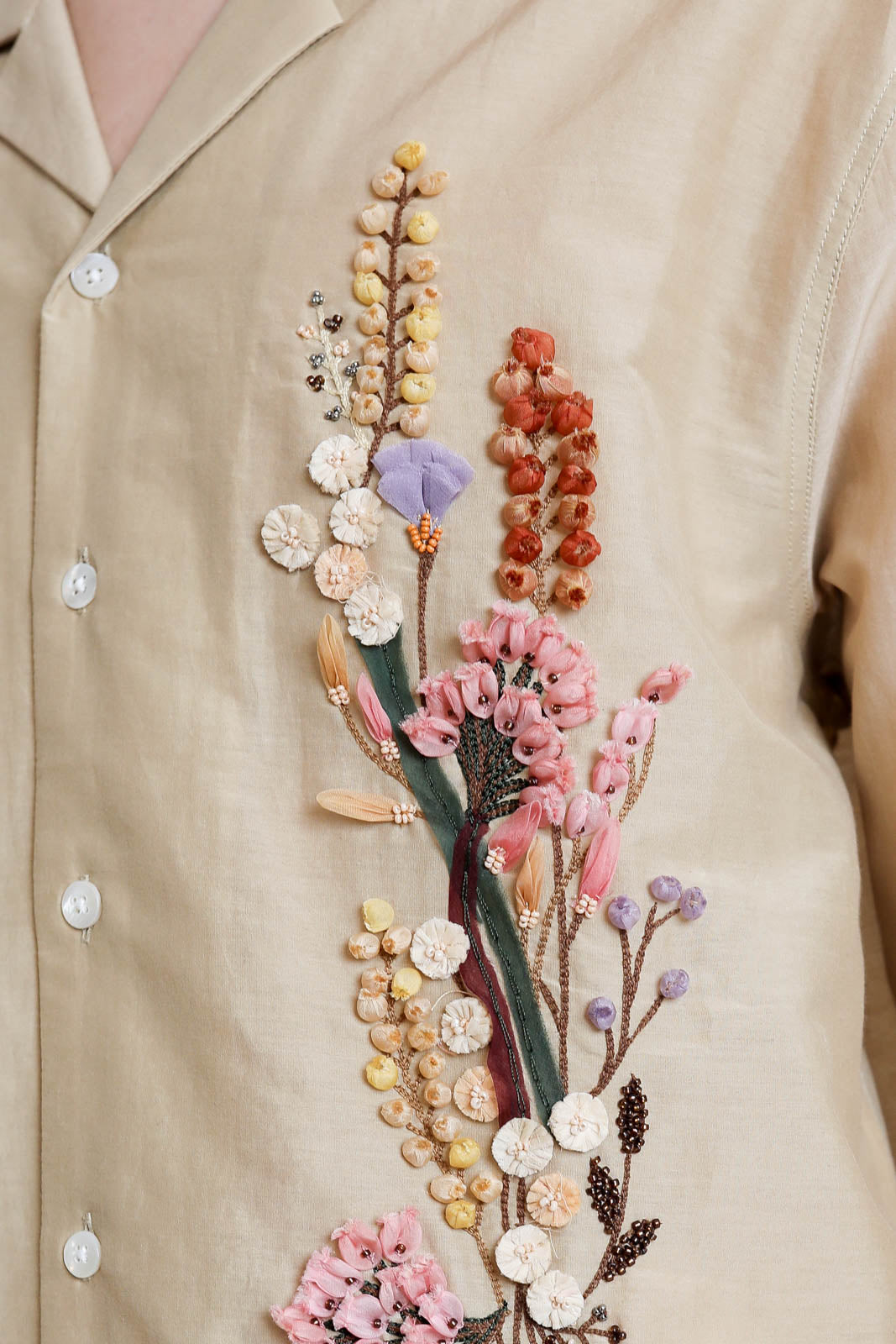 Baziszt, Bluse Beauly in Beige