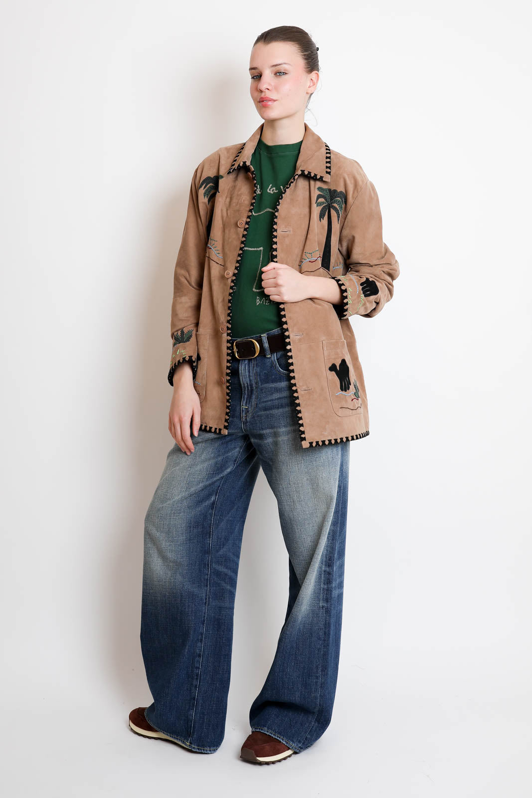 Baziszt, T-Shirt Kamy in Green