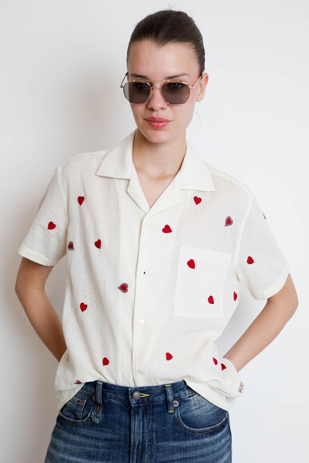 Baziszt, Bluse Saturday in Off White