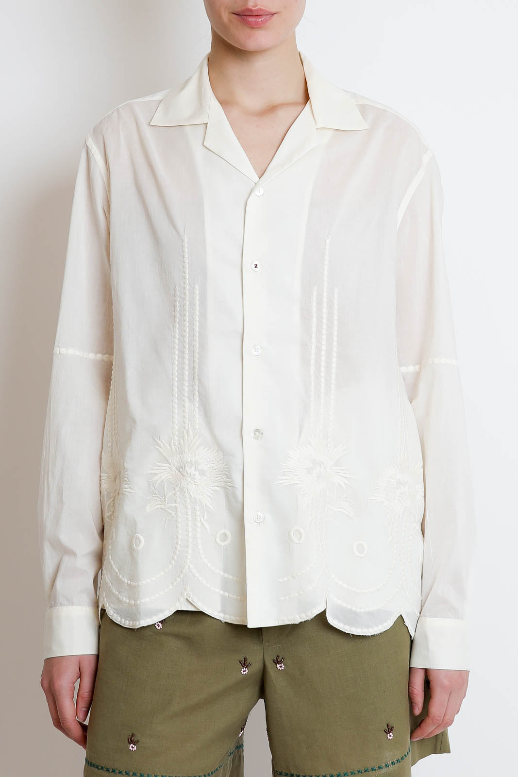 Baziszt, Bluse Grace in White
