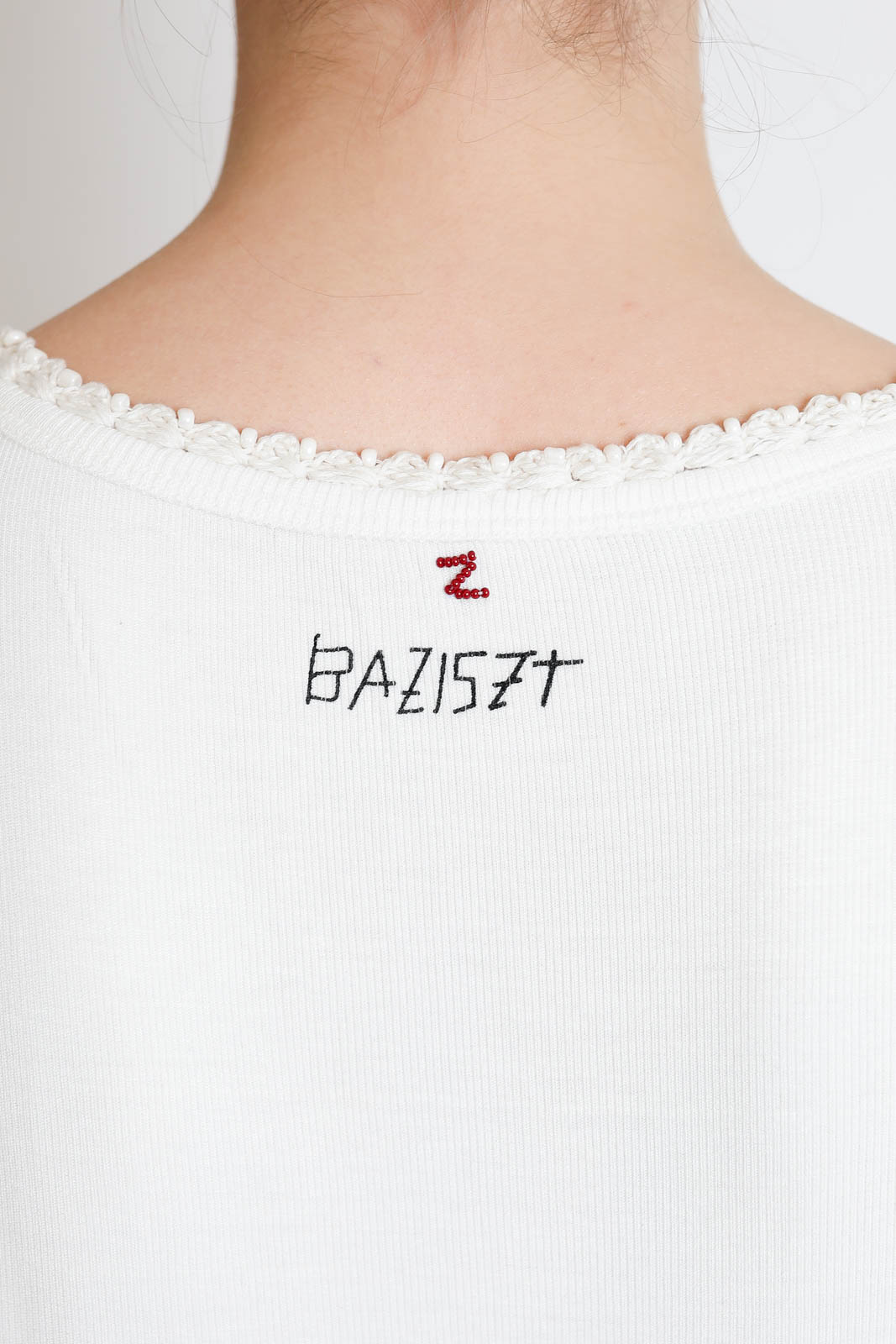 Baziszt, Tank Top Croquet in Weiss