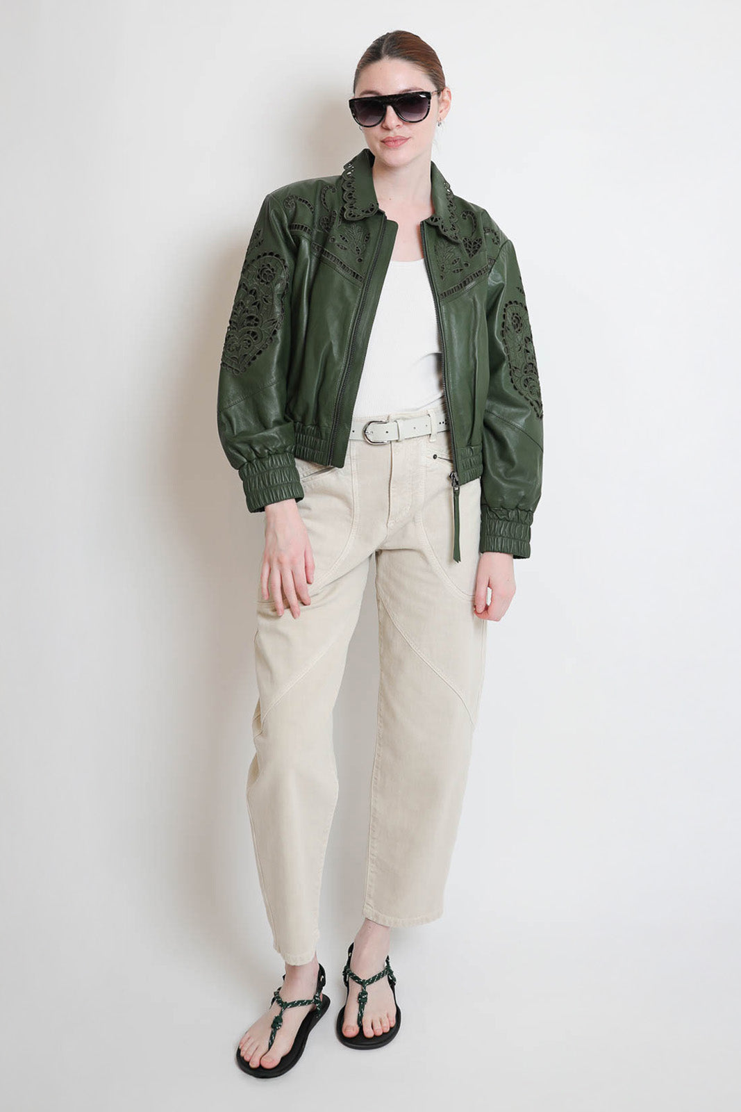 Farm Rio, Jacke Richelieu Heart in Grün