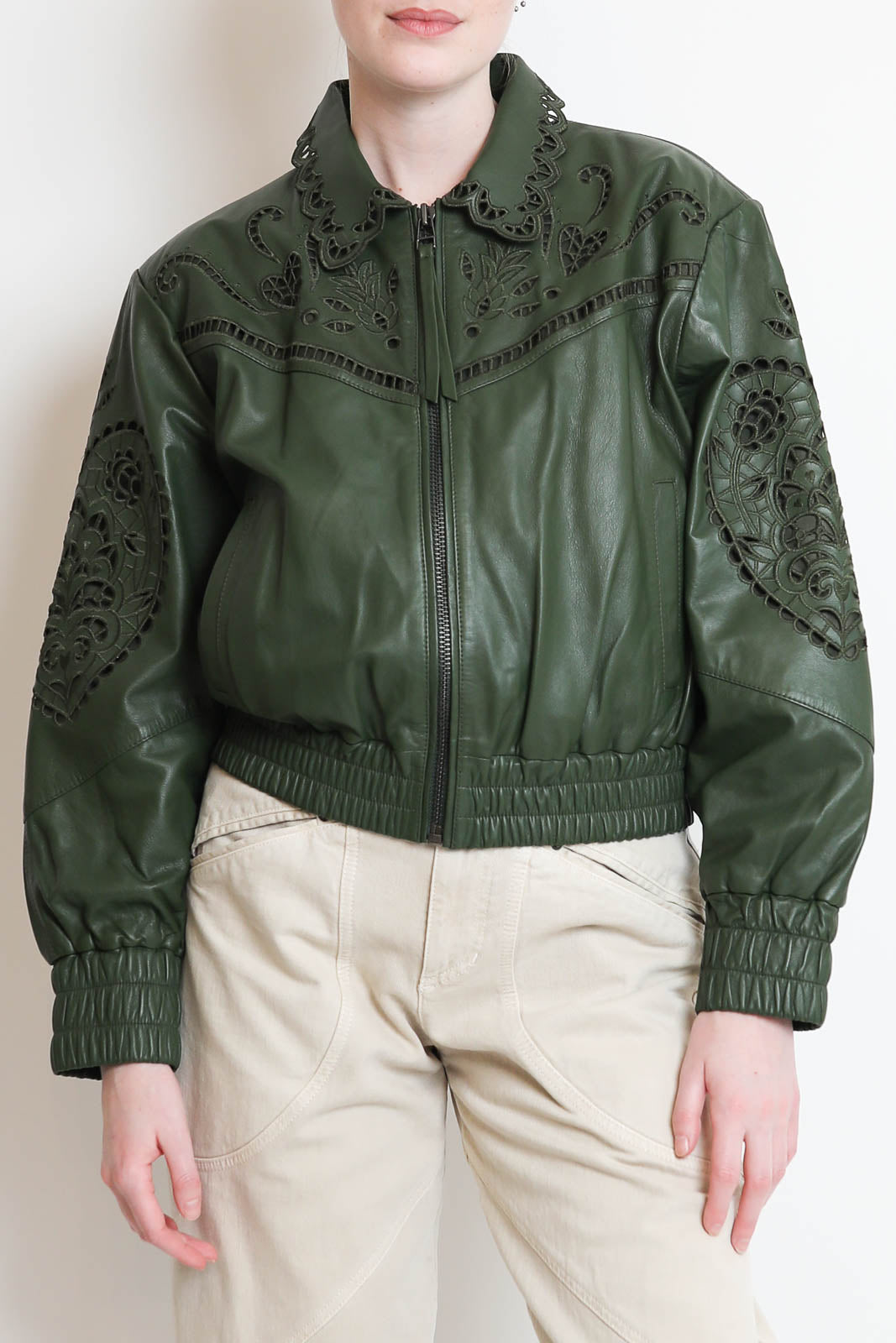 Farm Rio, Jacke Richelieu Heart in Grün